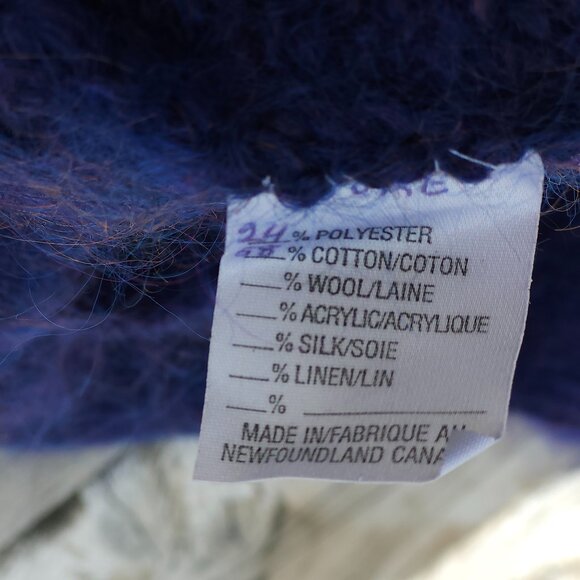 LOVELY UNIQUE WOOF DESIGN Newfoundland Canada Sweater Pullover Size Medium/Large - Picture 4 of 8